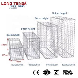 Murs de soutènement soudés en <span class=keywords><strong>gabion</strong></span> <span class=keywords><strong>200x100x50</strong></span> Boîte de <span class=keywords><strong>gabion</strong></span> soudée 2x1x0.5m Panier de <span class=keywords><strong>gabion</strong></span> Cage en pierre Clôture de jardin Prix - Product Image 5