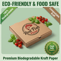 Fabricant de boîtes à pizza, boîtes à pizza en carton ondulé avec logo personnalisé, disponibles en 7/8/10/12 pouces