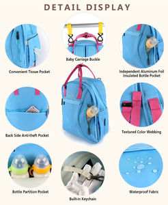 China <span class=keywords><strong>verde</strong></span> Vivisecret personalizado pañal maternidad mochila multifunción mamá bolsa con cochecito de bebé organizador - Product Image 5