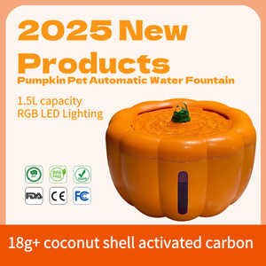 Pumpkin <strong>Pet</strong> Automatic 1.5L Water Fountain Charge Source for Cats Dogs Small <strong>Animals</strong> New 2025 <strong>Product</strong> - Product Image 2
