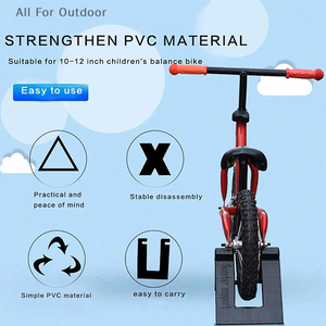Supporto Espositivo in Plastica per Biciclette da 10-12 Pollici per Bambini, Supporto per <span class=keywords><strong>Bici</strong></span> Senza Pedali, Staffa di Supporto - Product Image 4