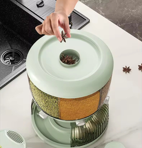 Xoay thực phẩm quả kín Ngũ Cốc Quả gạo Thùng hạt hộp gạo quả Gạo Hạt lưu trữ container - Product Image 5