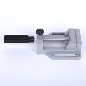 Tornillos de Banco Industriales de Aleación de Aluminio de Grado Industrial, Suministro Directo de Fábrica, Mini Tornillos de Banco de Liberación Rápida con Mordazas Planas - Product Image 4