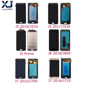 100% แบรนด์ XJ ของแท้สำหรับ J7 <span class=keywords><strong>2015</strong></span> J700 หน้าจอสัมผัส LCD พร้อมชุดจอแสดงผลดิจิไทเซอร์เปลี่ยนทดแทนรับประกัน 1 ปี - Product Image 1