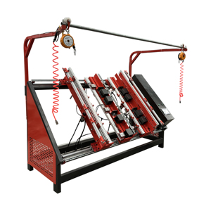 Machine à clouer pneumatique semi-automatique pour palettes européennes, pour l'assemblage de palettes en bois - Product Image 1