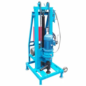 Portable core soil investigation water borehole drilling rig