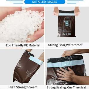 Sacs d'expédition en polyéthylène écologiques et imperméables personnalisés pour vêtements, cosmétiques, fourrures, avec logo personnalisé, emballés en plastique pour utilisation - Product Image 5