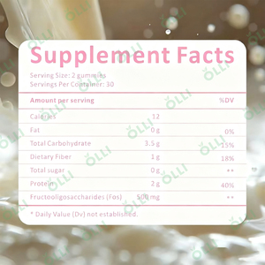 OLLI Integratore Alimentare Naturale con Amminoacidi Essenziali per Adulti, Gommose Proteiche per Muscoli, Immunità ed Energia, Certificato HALAL ISO KOSHER - Product Image 6