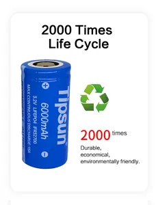 32650 Lifepo4 Batterij 3.2V 6000Mah Bateria Litio Recargable Voor Uv Zaklamp