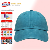 Gorra Trucker Snapback Unisex de Alta Calidad con Logotipo Personalizado, Bordado de 6 Paneles, Estilo Vintage Lavado, de Mezclilla, OEM XNKY 2026, con Puntos Dobby