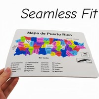 Rompecabezas de espuma Juegos de rompecabezas de EVA personalizados Mapa de Puerto Rico Imprimir Juguete de pensamiento para la familia Niños Adultos