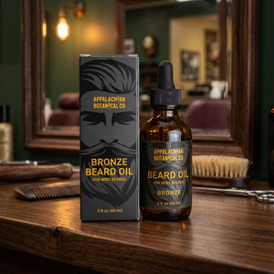 Appalachian Botanical Co Organic Bronze <b>Beard</b> Oil 2 Oz Unscented for Wiry <b>Beards</b> - Product Image 3