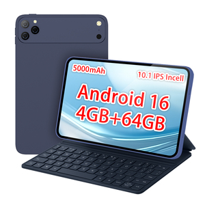 Tablet PC Android 16 <span class=keywords><strong>de</strong></span> 10.1 Pulgadas con Teclado, Lápiz y Ratón Opcionales, 2 en 1, 5G Wifi, 4GB+64GB, para Estudio, Trabajo y Entretenimiento - Product Image 1