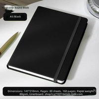 Carnet de notes personnalisé en cuir PU A5, couverture rigide, vente en gros de carnets d'écriture