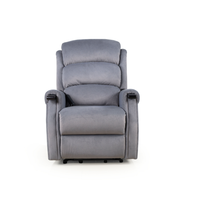 Fauteuil inclinable électrique en tissu doux avec poche latérale pour personnes âgées, idéal pour le salon à la maison