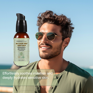 <span class=keywords><strong>Baume</strong></span> après-<span class=keywords><strong>rasage</strong></span> hydratant et <span class=keywords><strong>apaisant</strong></span> pour homme, marque privée, parfum agréable, soin réparateur pour la barbe - Product Image 5