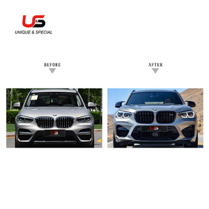 Kit Carrozzeria per <span class=keywords><strong>BMW</strong></span> <span class=keywords><strong>X3</strong></span> G01 (2018-2021) Aggiornamento X3M, Kit Modificato per Conversione <span class=keywords><strong>X3</strong></span> in <span class=keywords><strong>X3</strong></span> M con Paraurti Anteriore - Product Image 3