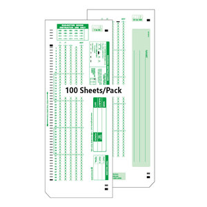 أوراق اختبار متوافقة مع أشكال الإجابة على السؤال ورقة الامتحان - Product Image 1
