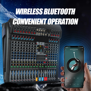 Mezclador de audio Profesional Equipo de sonido negro digital de 12 canales Mezclador de audio MQ Hecho en China Amplificador de potencia - Product Image 4