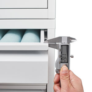 Armoire à 5 tiroirs avec roulettes, design moderne en métal, pour bureau, école, hôpital, fabriquée à Guangzhou - Product Image 3