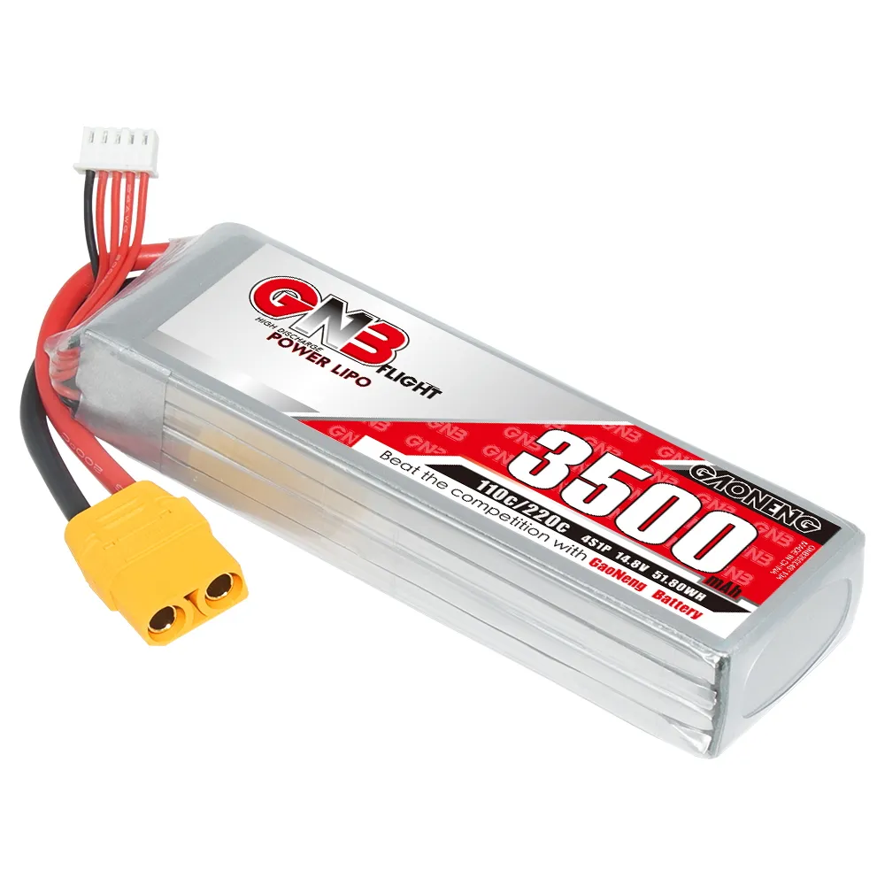 GAONENG GNB 3500 мАч 4S 14,8 В 110C XT90 RC LiPo батарея FPV Дрон крупномасштабный самолет вертолет RC гоночный автомобиль монстр