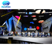 Écran LED interactif P4.81 extérieur 4m x 3m pour publicité à Dubaï, service frontal