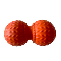 Yoga Ejercicio Muscle Relax Sports PU Rodillo de masaje Elegante diseño de bola de maní para una comodidad y rendimiento óptimos