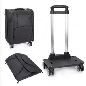 Free Sample Case Large <b>Trolley</b> Travel Cosmetic Brush Holder Organizer Fashion Rolling <b>Makeup</b> <b>Trolley</b> Bag - Product Image 5