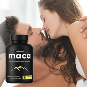 Cápsulas de raíz de Maca orgánica de servicio OEM suplemento de extracto natural de Maca negra para adultos no para mujeres embarazadas - Product Image 1