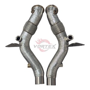 Tubería de Escape Vortex Garantizada Sin CEL para Ferrari F8, Aumento de Rendimiento +20HP, Tubos de Escape de Alto Rendimiento, Fácil Instalación - Product Image 1
