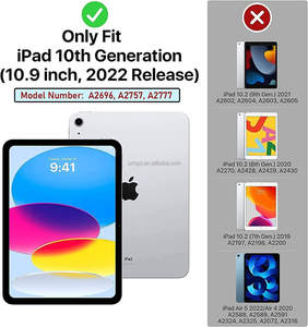 เคสแท็บเล็ต HGD Compact EVA แบบพับได้ น้ำหนักเบา พร้อมหูหิ้วและช่องใส่ดินสอ สำหรับ iPad 10.9 นิ้ว รุ่นที่ 10 - Product Image 3
