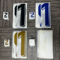 Pegatinas DTF de plastisol personalizadas al por mayor, listas para planchar, para equipos de fútbol, números, letras, logotipos, termoadhesivas, lavables