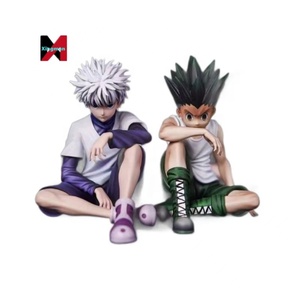 Figurine GK <span class=keywords><strong>Hunter</strong></span> x <span class=keywords><strong>Hunter</strong></span> <span class=keywords><strong>Gon</strong></span> & Killua assis, modèle de statue d'anime, décoration de bureau - Product Image 5