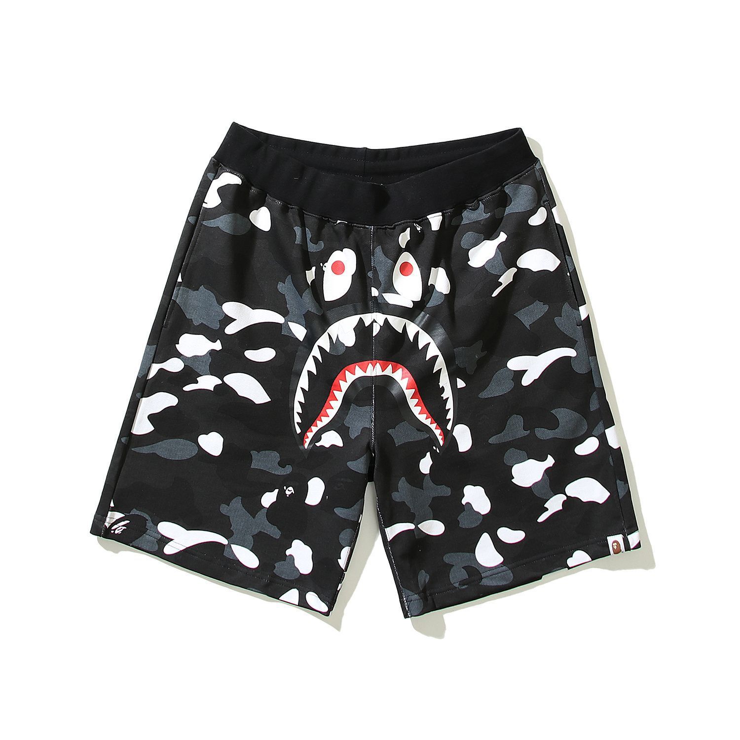 Spotted black shorts