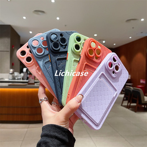 Lichicase Anti caída multicolor tarjeta bolsa teléfono Shell para Xiaomi Poco C85 C71 funda protectora - Product Image 3