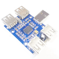 GL850G 5V DC USB HUB USB 2.0 Hub concentrateur 4 femelle USB Expansion Module Board GL850G