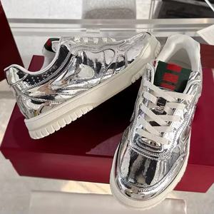 Zapatillas Deportivas de Diseño de Lujo, Zapatos de Baloncesto de Alta Calidad, Cuero Brillante de Alta Gama, Zapatos para Caminar a la Moda con Masaje - Product Image 5