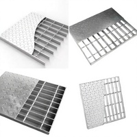 Grilles en acier galvanisé à chaud composites, durables, anti-corrosion, résistantes au feu, résistantes à l'eau, design industriel, personnalisables