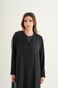Abaya coréenne Nida de qualité supérieure, classique, pour un usage quotidien, douce, légère, fluide, vente en gros à Dubaï - Product Image 5