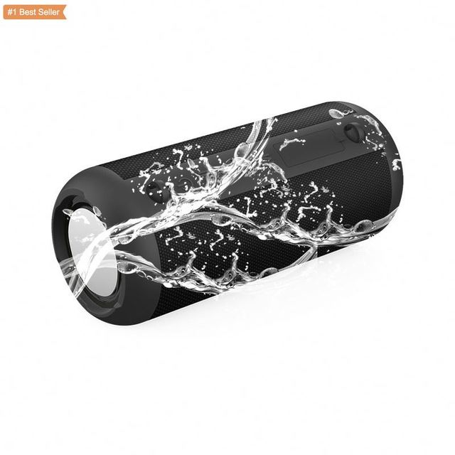 Portable Speaker, IPX7 Waterproof Wireless Speaker, 25W Subwoofer, Suitable for Outdoor, Family, Party, Beach, Travel