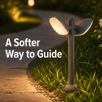 Lampe de jardin LED moderne à double tête, étanche IP65, en aluminium, décorative, pour l'extérieur, pelouse, patio, éclairage paysager