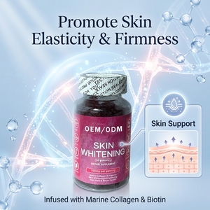 Gomitas Blanqueadoras de Piel OEM ODM, 60 Unidades, 100 mg de Vitamina C y E, Suplemento Dietético Antioxidante para una Piel Radiante - Product Image 4