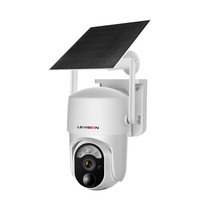LS VISION 3MP 2K 无线太阳能供电 PTZ 摄像机 4G WiFi 户外安全摄像头 PIR 人体检测 双向音频 Ubox 应用程序