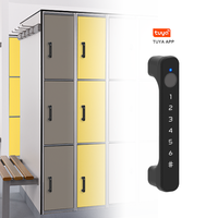Serrure de placard intelligente Tuya, déverrouillage par empreinte digitale, mot de passe, carte IC, pour armoire et classeur