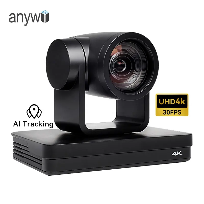Anywii ai track webcam ptz 4k video meeting conference camera ndi sdi ip poe webcam auto tracking