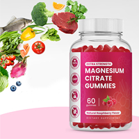 Complément alimentaire à base de citrate de magnésium Hezong OEM, bonbons gélifiés aux herbes, aide au sommeil apaisant, soutien de l'humeur, digestion, gestion de l'énergie, 60 gélifiés