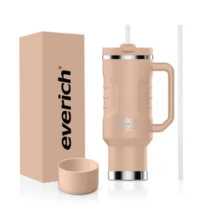 40oz new design mugs double wall stainless steel tumbler steel vacuum insulated Beer tumbler with handle and straw