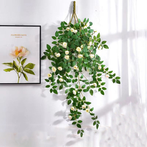 Wholesale Rose Vine Artificial Silk Flower for Garland Hanging Flower <strong>Arch</strong> <strong>Wedding</strong> <strong>Decorations</strong> - Product Image 4