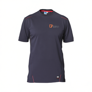 Ttake Short Sleeve T-Shirt Grey 3XL Performance Fit Workwear - Product Image 2