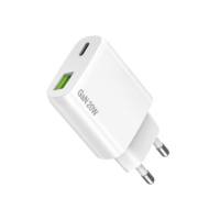 Chargeur rapide pour téléphone Slim PD 20W Type C Type A QC3.0 Gan, chargeurs rapides pour iPhone 14 13 12 11 Pro Max Mini iPad